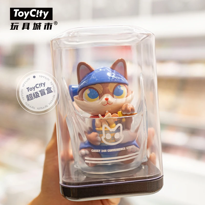 

USER-X Toycity Cassy Cat 24-hour convenience store Series Blind Box Toys Toy Anime Figures Cute Birthday Gift Christmas children