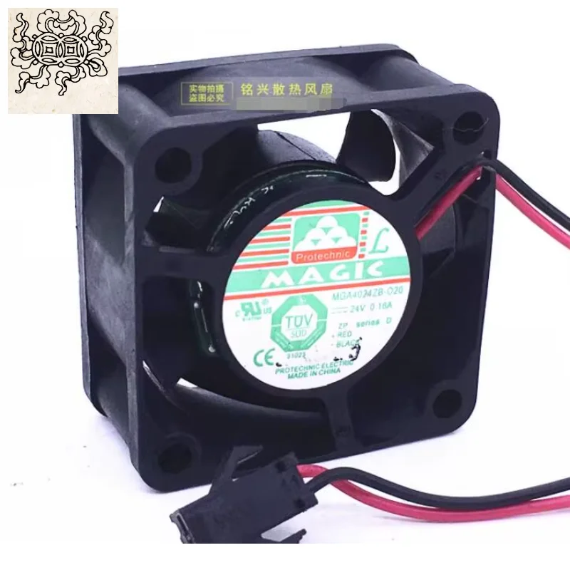 

Ltsf For MAGIC MGA4024ZB-O20 DC 24V 0.16A 40x40x20mm 2-Wire Server Cooling Fan
