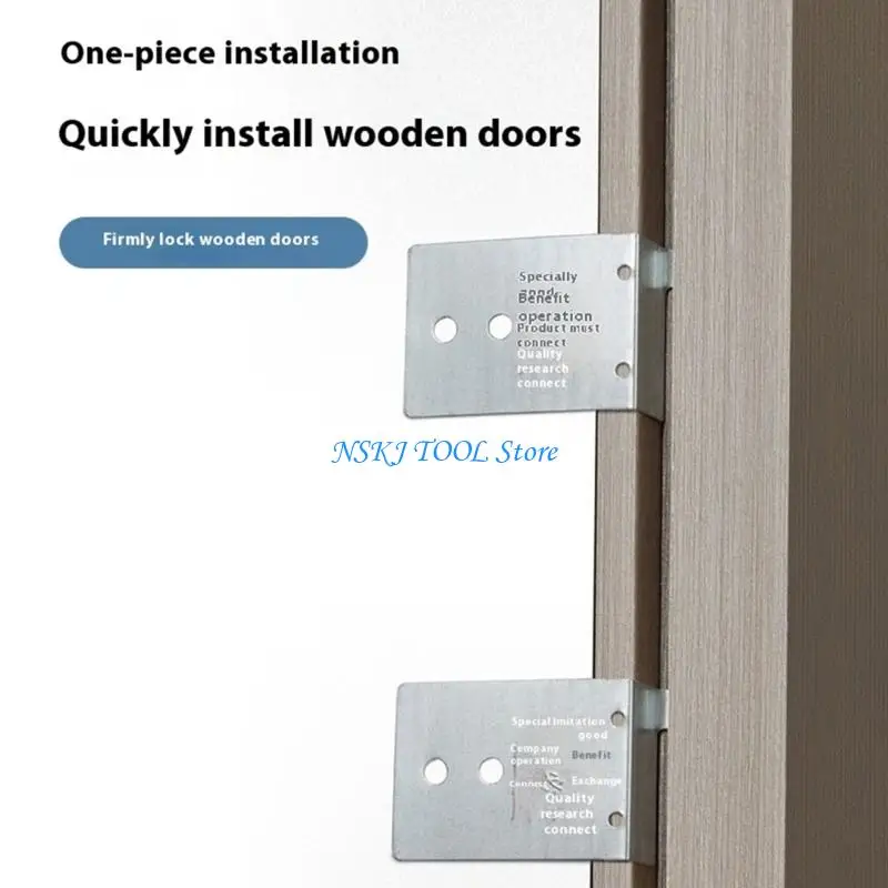 

L8RC Cabinet Door Installation Positioner Cabinets Frame Hide Door Iron Household Mounting Jigs Woodwork Tool