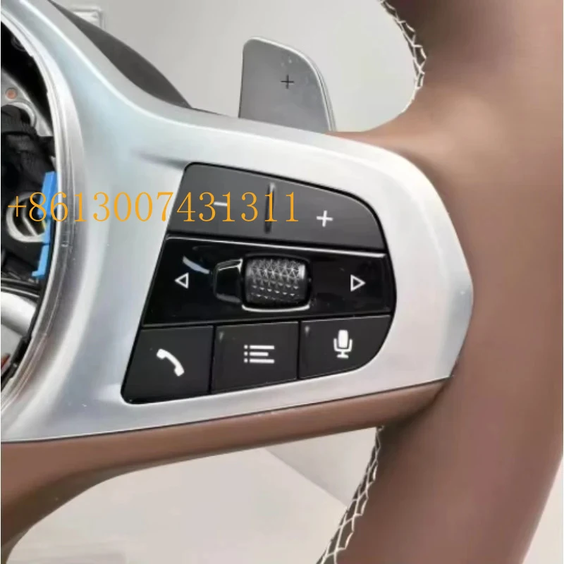 Кожаный руль на заказ для BMW серий 2, 3, 4, 5, 6 GT (G42, G20, G28, G22, G23, G26, G30, G31, G38, G32, G11, G12, G70)