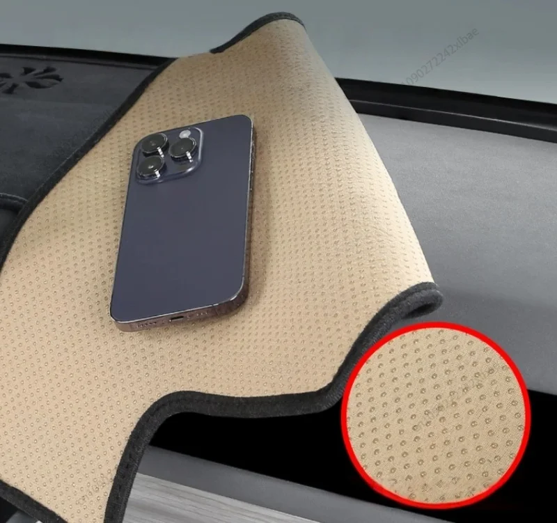 Fit for Chery ICAR V27 Modified Car Center Console Sunscreen Pad Interior Accessories Car Dashboard Flannel Light Shielding Mat