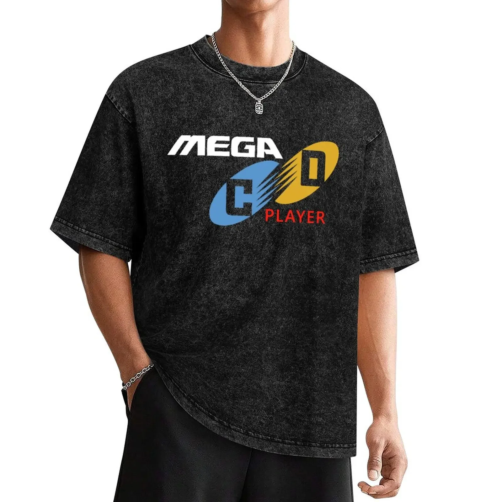 

Mega CD 1 T-Shirt vintage graphic tee aesthetic clothes t shirt for men