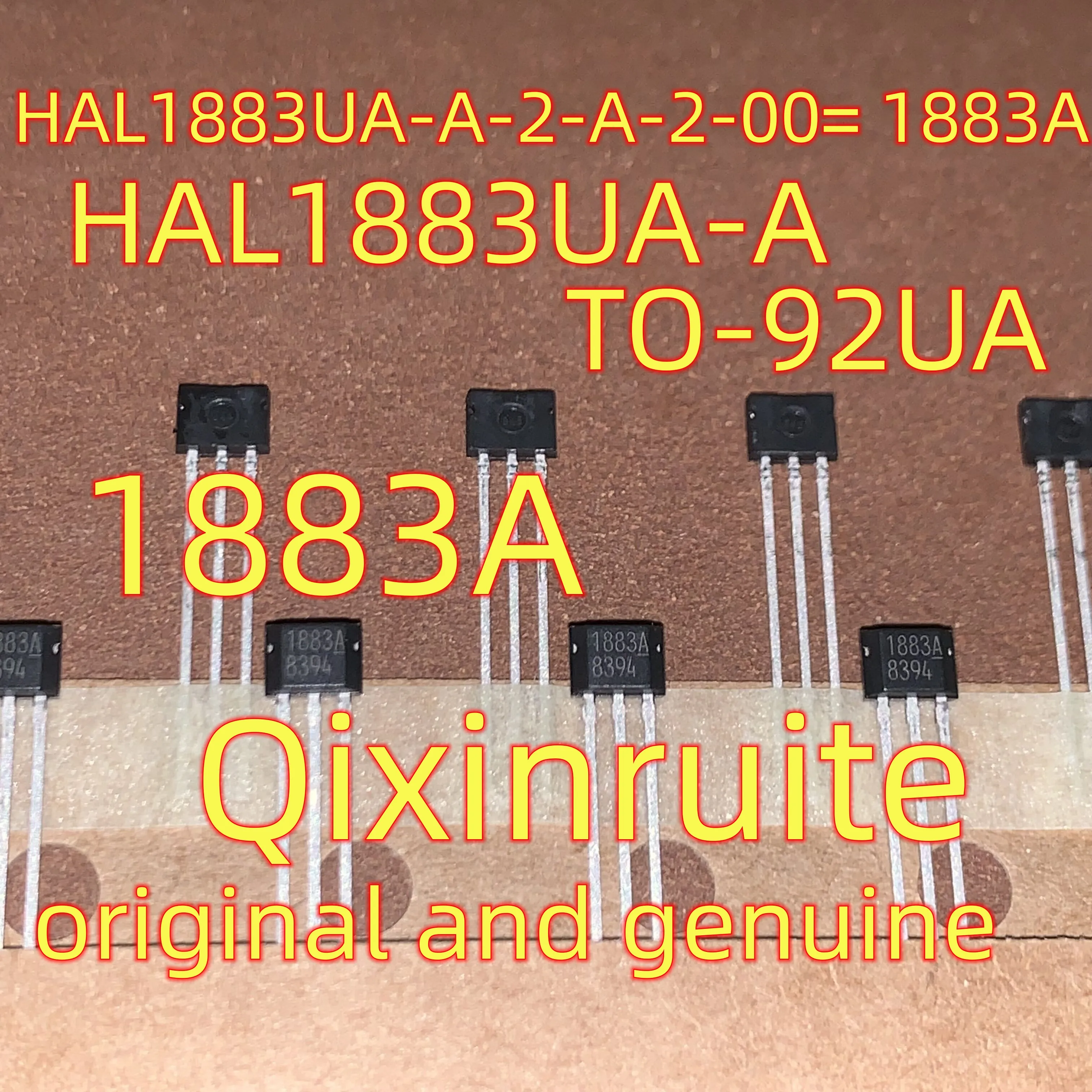 

Qixinruite HAL1883UA-A-2-A-2-00 HAL1883UA-A Silk Screen 1883A Hall Effect Sensor Single Axis Programmable IC