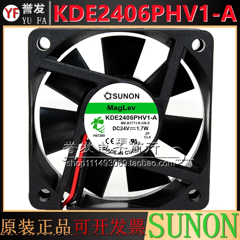 

НОВЫЙ ОРИГИНАЛЬНЫЙ KDE2406PHV1-A 24 В 1,7 Вт 6015 60x60x15 мм Охлаждающий ВЕНТИЛЯТОР РАДИАТОР