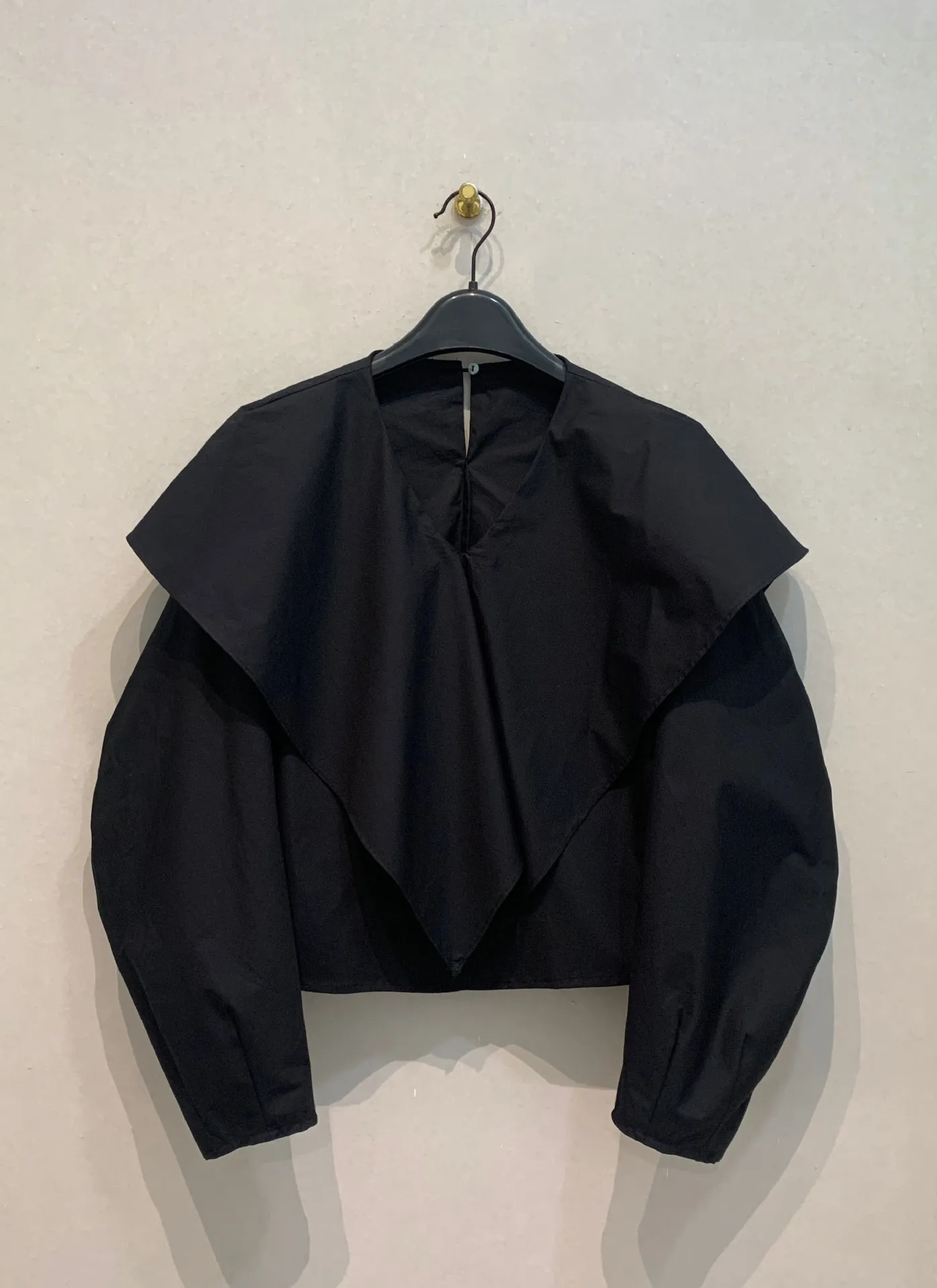 Camicia con colletto rovesciato Camicette francesi patchwork slim casual Nuova elegante moda Giappone Temperamento letterario Top corto allentato