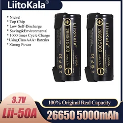 LiitoKala lii-50A-N 26650 5000 mAh bateria litowa 3.7V 5000 mAh akumulator 26650-50A nadaje się do flashligh + DIY Nic