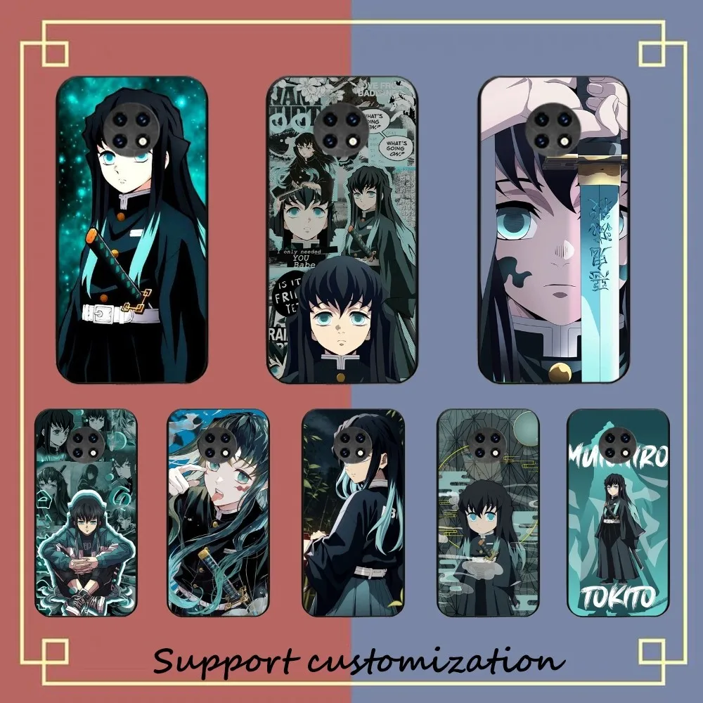 Muichiro T-Tokito Anime Phone Case For Redmi Note 4 X 5 A 6 7 8 T 9 9S 10 11 11S 11Epro Poco M3 Pro