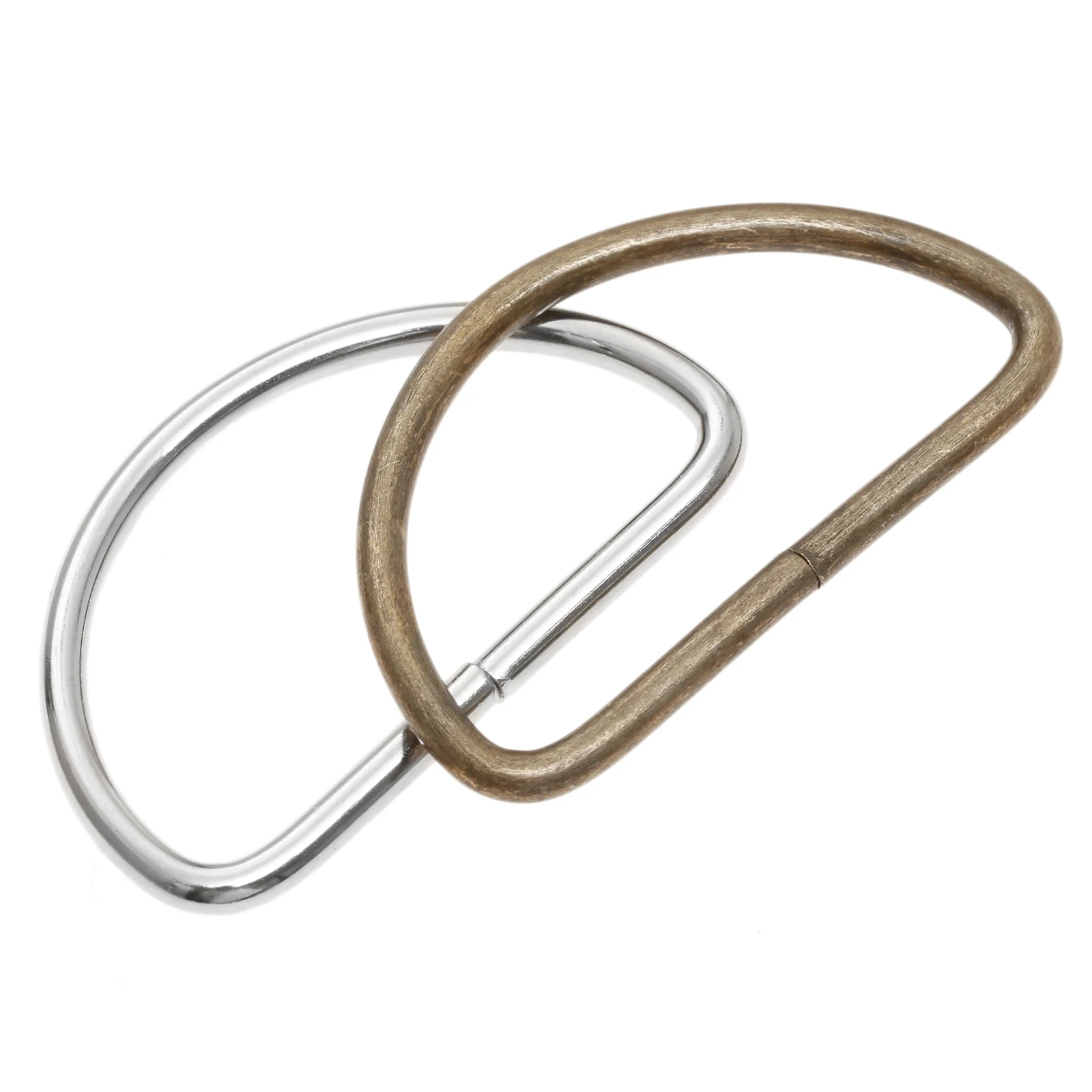 20pcs/lot Metal D Ring Buckle Hand Bag Purse Strap Belt Dog Collar Chain Clasp DIY Needlework Heavy Duty Strong Thickness