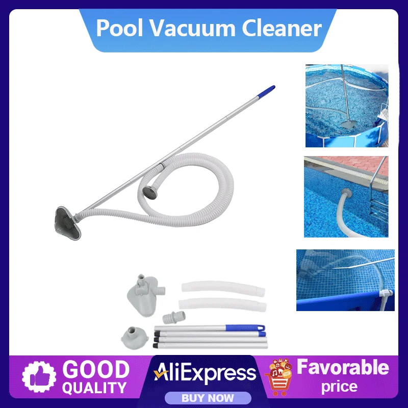 

Pool Cleaner Set High Efficiency Pool Vacuum Multifunctional Portable Dust Debris Cleaning for Hot Tubs and Spa Equipment