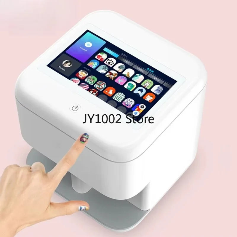 Make Your Art Nail Stamping Kit with 7 Color Nail Polish Printer Kit for DIY Nail Art Design