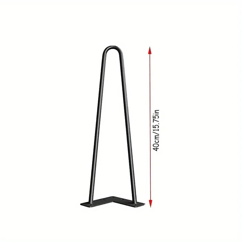4pcs Height 40cm Legs for Furniture Metal Thickened Iron Sofa TV Cabinet Feet Bathroom Cabinet Bed Coffee Table Replacement Legs image 2