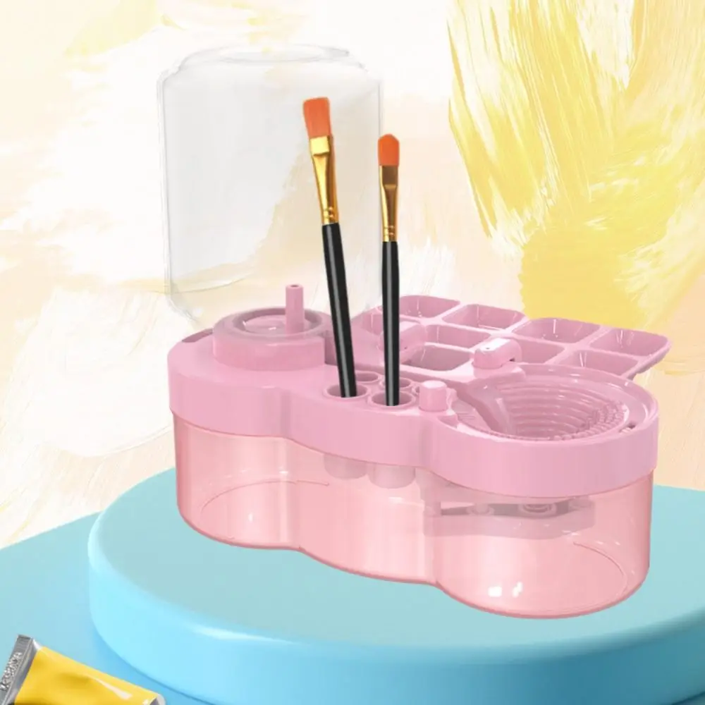 

Drain Button Paint Brush Cleaner Acrylic Paint Brush Clean Device Brush Cleaning Bucket Automatic Water Circulation