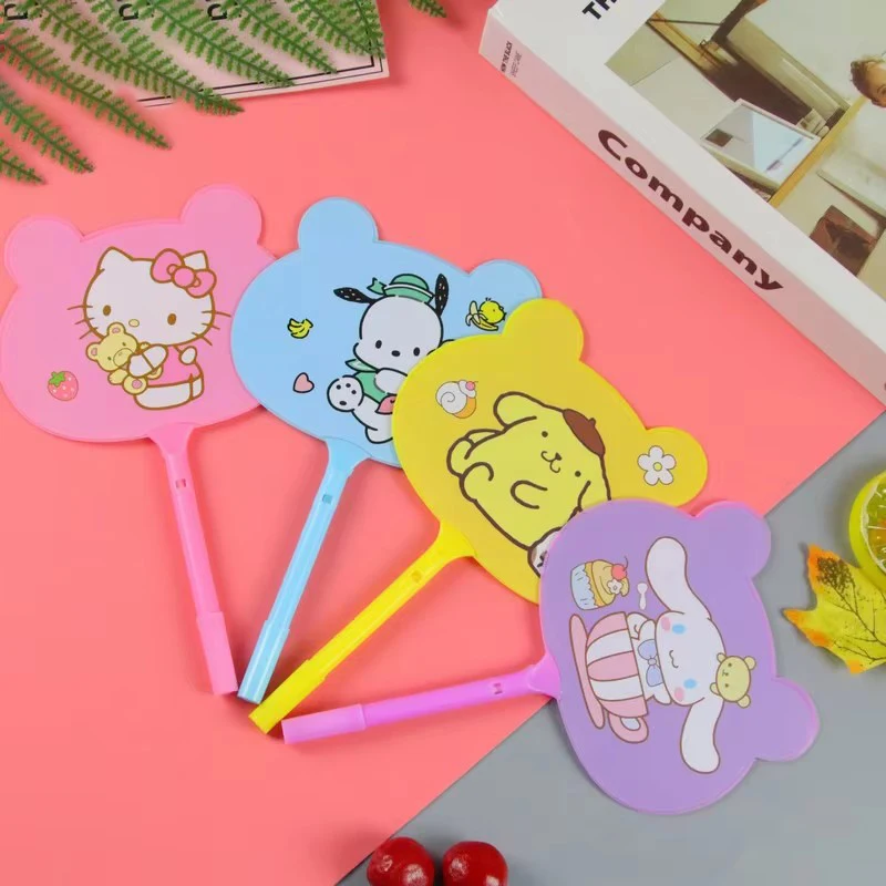 

50/100 шт. HelloKitty мультфильмMelody ручка-вентилятор милые канцелярские принадлежности студенческий приз вентилятор шариковая ручка оптовая продажа