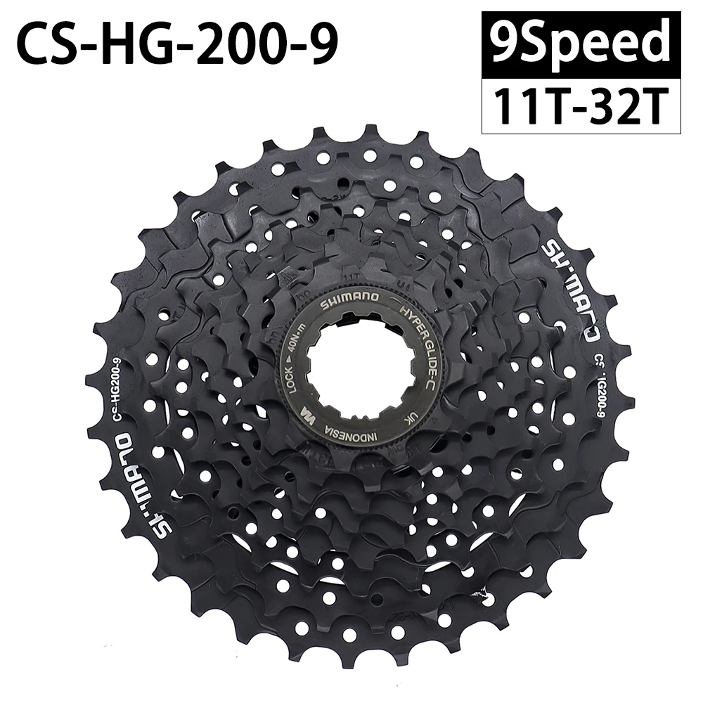 Shimano CS HG200 7 8 Speed Cassette Sprocket CS-HG200 Cassette 7s 8S 8v 7v 12-28T 12-32T MTB Mountain Bike Freewheel