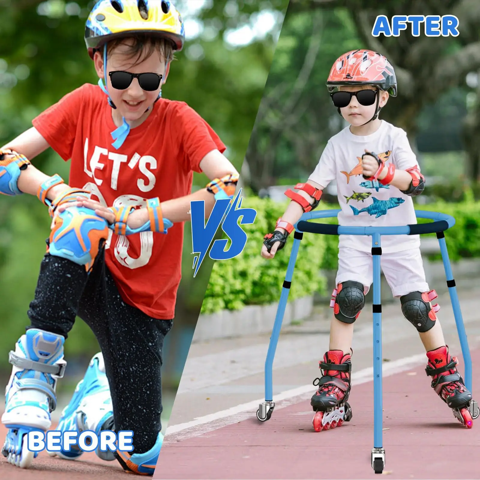 

for Kids Rollers Skating Accessories for Boys Girl Sturdy with Wheels Gifts Professional Training