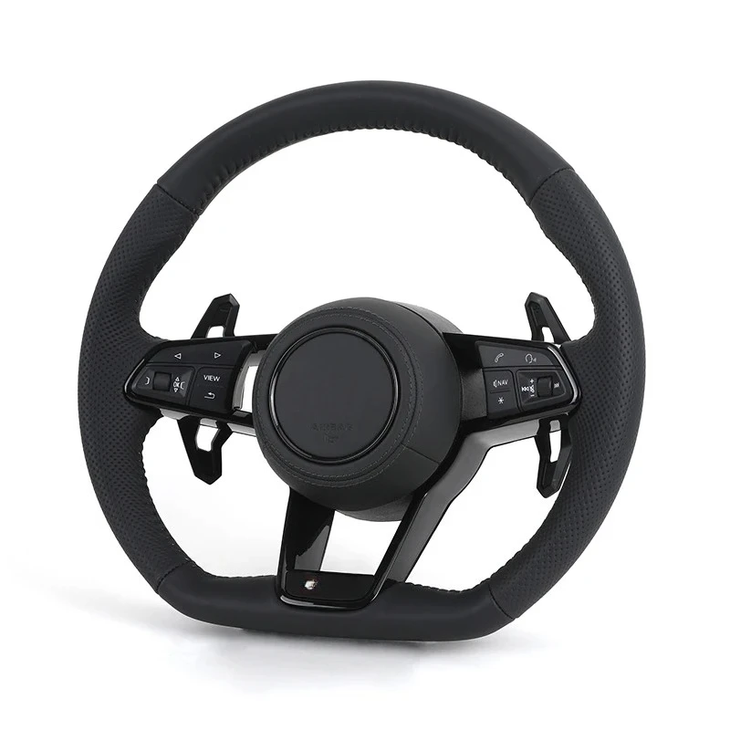 

Пользовательский RS Sport Volant Lenkrad полуперфорированный кожаный руль для A6 C7 C6 A7 A3 A4 RS3 RS5 RS6 RS7 TTRS TT R8 S4