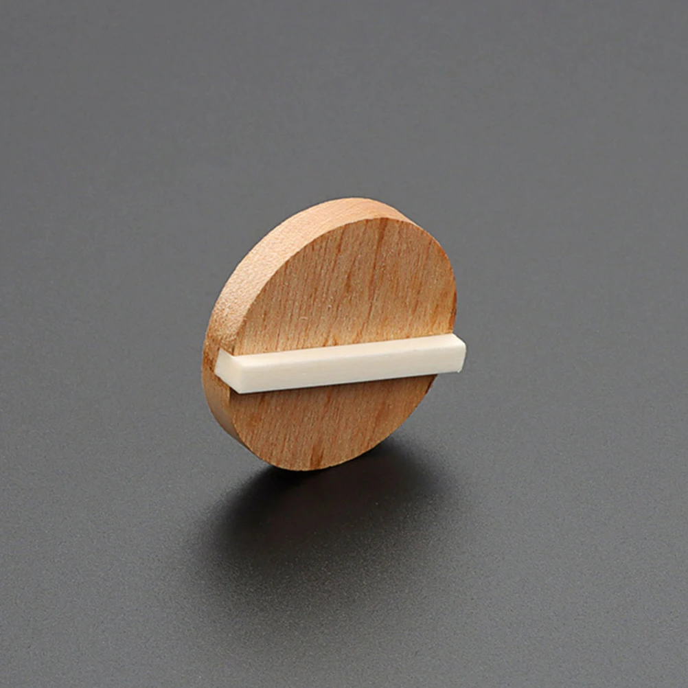 

1 Set Maple Wood Ox Bone Guitar Biscuit Bridge Saddle Resonator Acoustic Replacement Parts Kit For Luthiers Universal Fit 999B