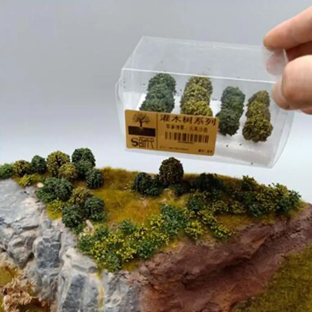 

Miniature Bushes Mix - Static Grass Tufts Scenery 1：35 1：48
