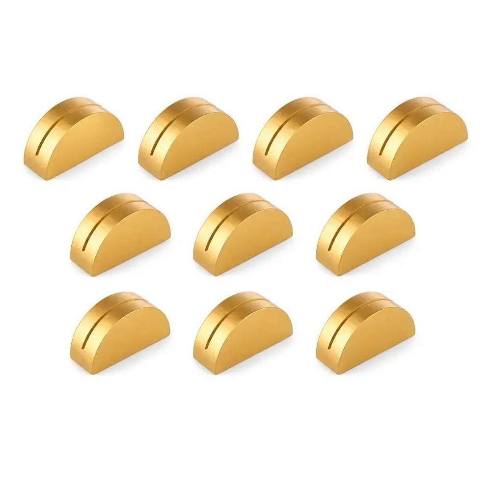 10pcs Portable Wooden Wood Card Holder Semicircle Art Crafts Place Card Holders Table Number Stands Wedding Banquet
