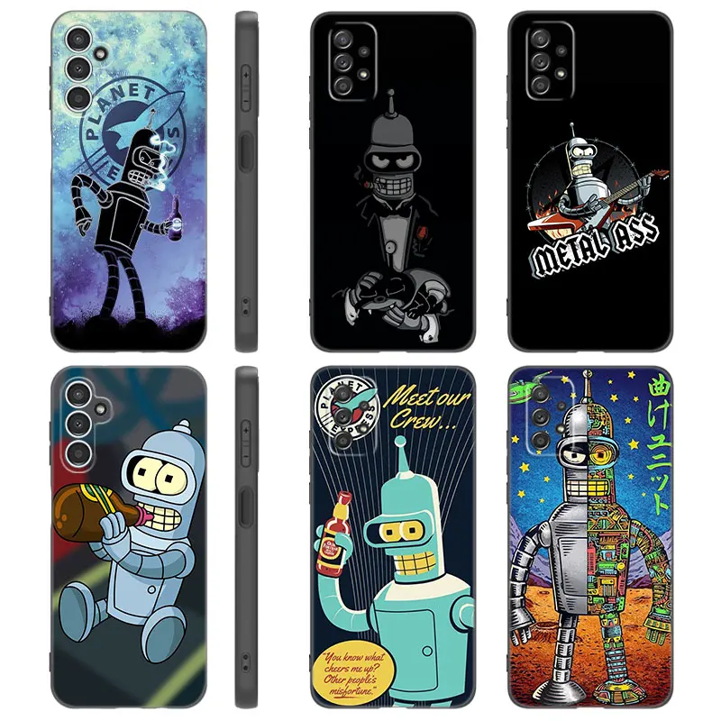 Cartoon F-Futuramas Phone Case For Samsung A13 A24 A32 4G A23 A25 A34 A35 A52S A53 A54 A55 A73 A12 A14 A15 A31 A33 A50 A51 A72