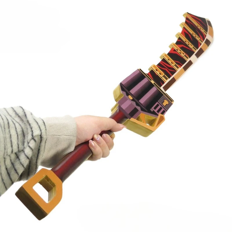 99cm/38.98인치 림버스 컴퍼니 대나무 카타나 스타 나이프 게임 주변기기 코스프레 소품 실습 야외 모델 전시 장식품 장난감