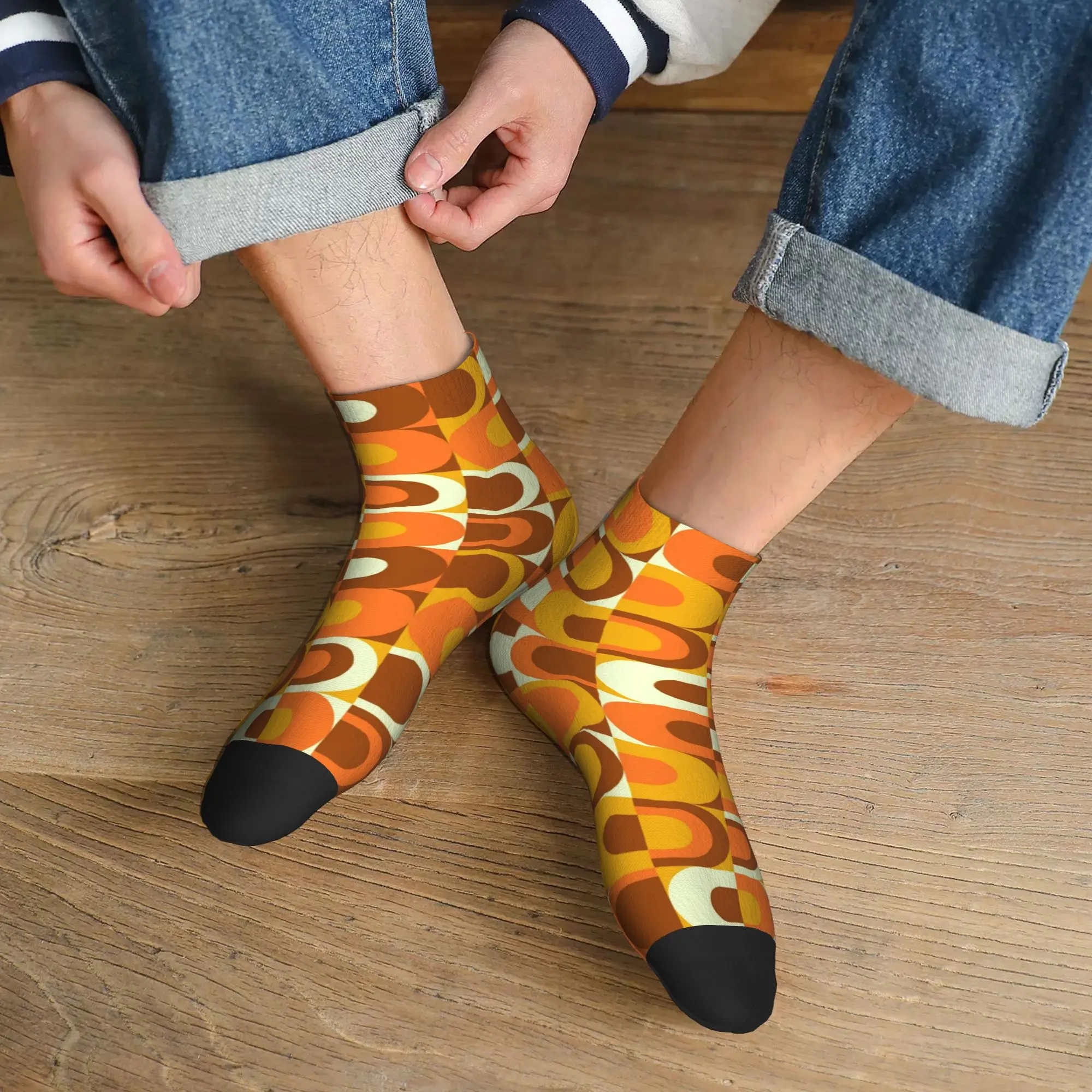 

All Seasons 70s retro industry Socks Harajuku High Quality Crew Socks Funny Stockings for Men Women Gifts