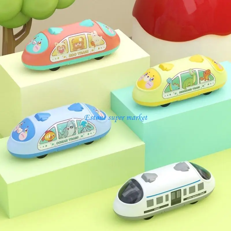 090B quán tính Train Train Toy Toy Playset Playset Trò chơi tương tác đồ chơi cho trẻ