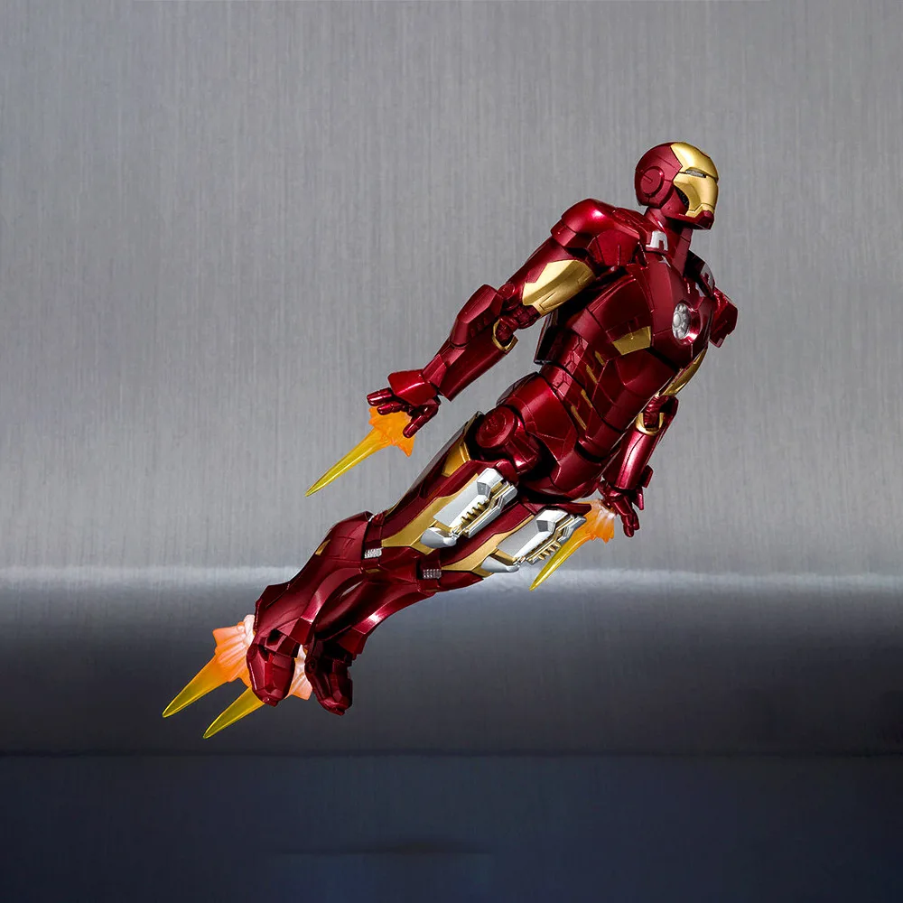 SHF Ironman MK7 MK50 MK20 MK46 MK47 Articulated Action Figures Toys for Children