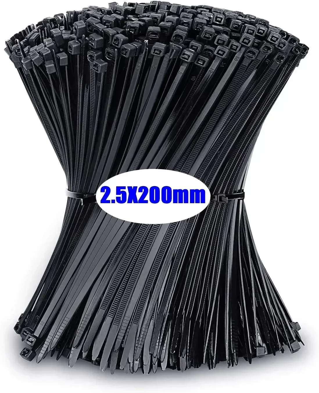 Kunststof klemkraag Kabelbinder Klemmen Kras Kabelbevestiging Kabel Klittenband Zelfsluitende nylon kabelbanden Bevestiging