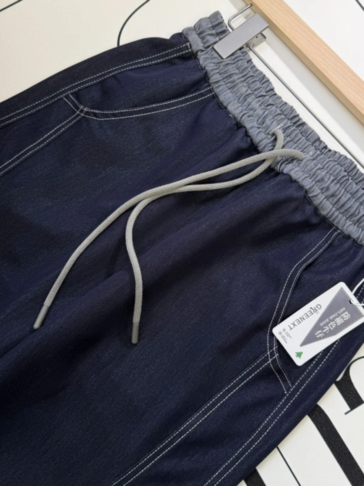 High Waist Wide Leg Jeans Dstring Loose Feel Banana Pants Knife  Faionable Old Money Sle Casual Loose Fit