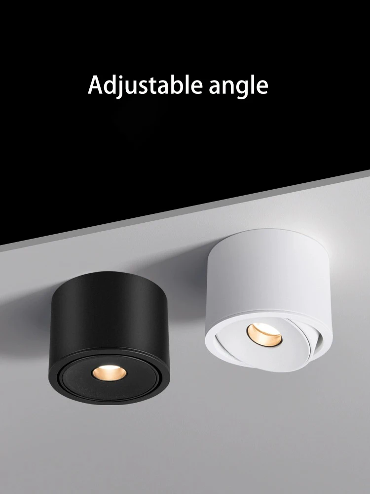 Led Mini Spotlight Surface Mounted Spot Light Small Beam Angle 3 8 15 Degree Atmosphere Light Adjustable Angle For Picture Art