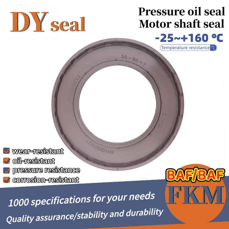 Oil Seals FKM /BABSL 65*88*7mm K3V280 Pressure oil seal Nitrile Rubber Shaft Double Lip Sealing Gaskets