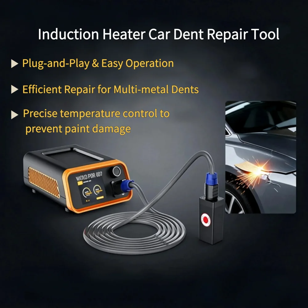 

PDR007 Индукционный нагреватель, инструмент для ремонта вмятин автомобиля, машина для удаления вмятин без покраски, автоматический ремонт кузова, PDR, магнитная система нагрева