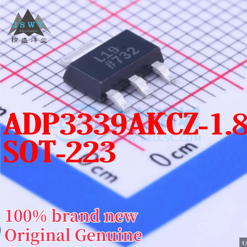 

(10/50 pieces) ADP3339AKCZ-1.8 Silkscreen L19 SOT223 Three-terminal Regulated Voltage 1.8V Original Product Free Shipping