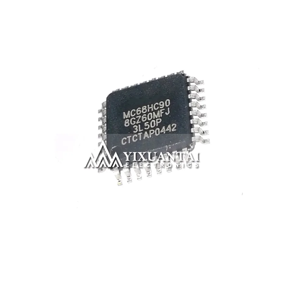 1pcs/lot Free shipping  MC68HC908GZ60MFJ  MC68HC908GZ  IC MCU 8BIT 60KB FLASH 48LQFP  New Original