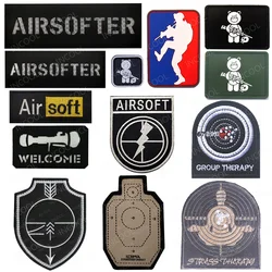 Parche bordado reflectante IR para equipamiento airsoft