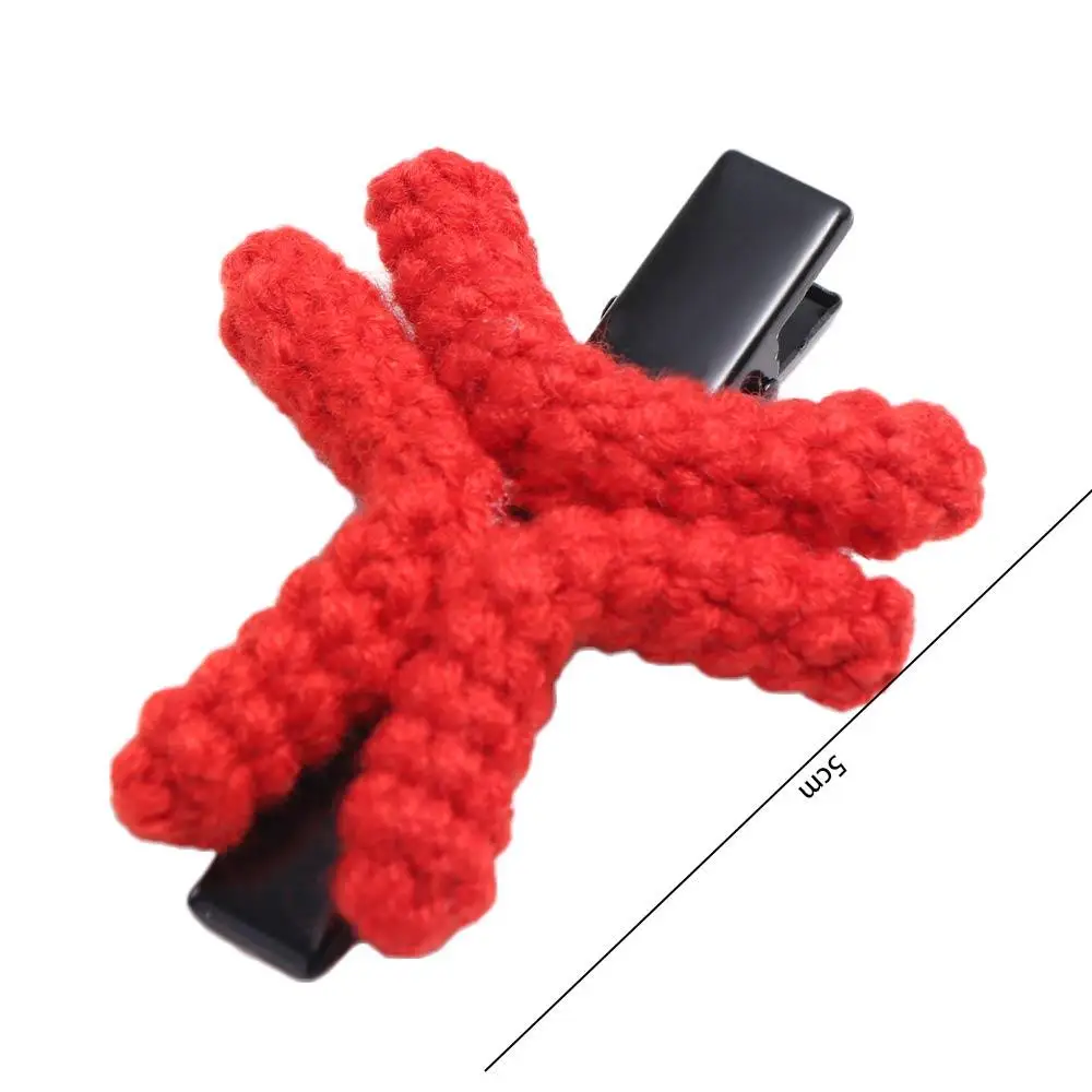 منقار البط كليب غاضب العاطفة مشبك شعر الكورية نمط إكسسوارات الشعر مضحك الكروشيه المشابك عودة كليب الكرتون الجانب كليب النساء