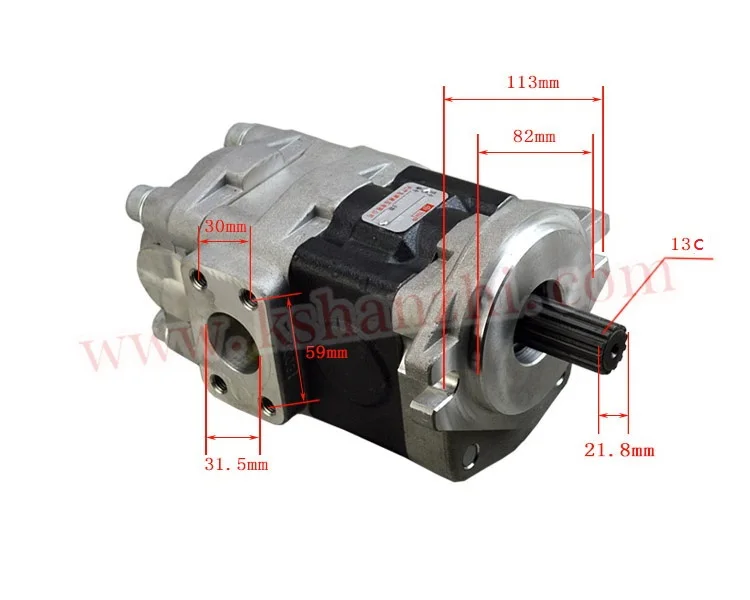 

FD50 ~ 80z8/6BG1 forklift parts TDPY-365F2H1-R064D hydraulic pump, high grade