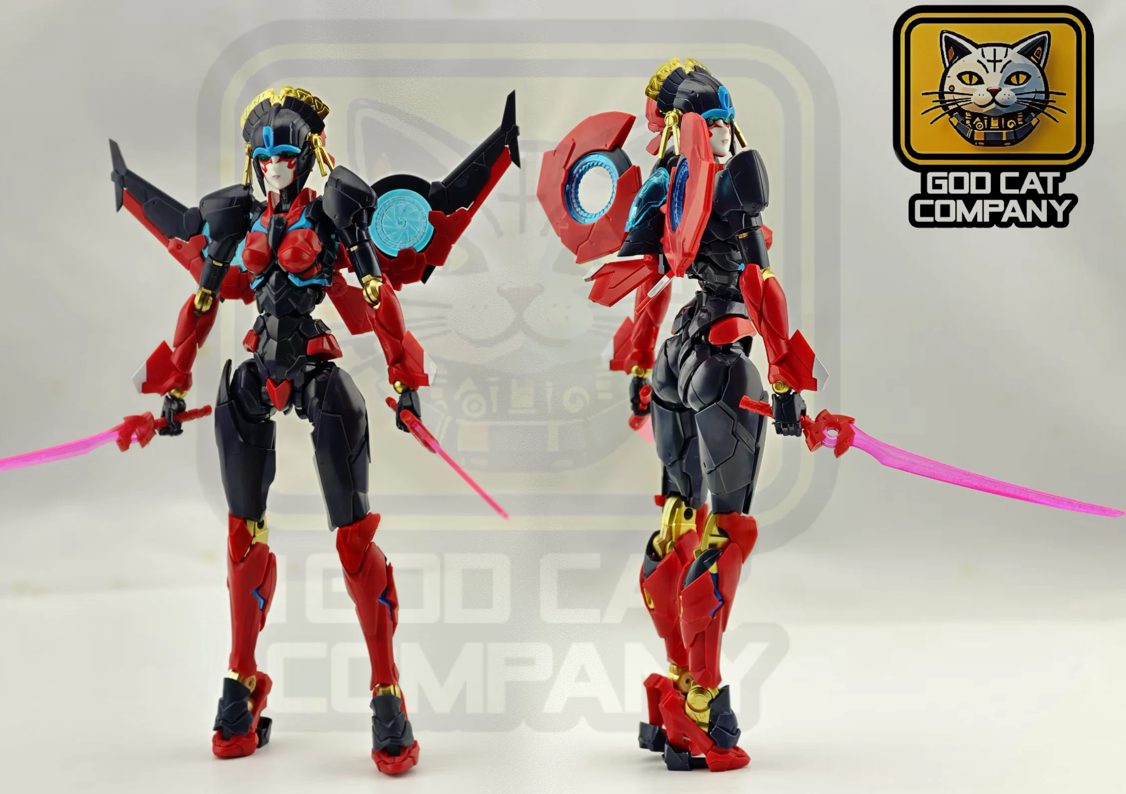 NA STANIE God Cat Company Transformation Wind Scythe Witch Windblade GC-003 Windblade Assembly KO RIOBOT Figurka Akcji