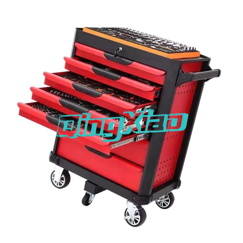 High Quality Multi Drawers Tool Cart Trolley Tool Cabinet For Cars Repairing Workshops Craftsman Use Hardwares Parts Arrangement