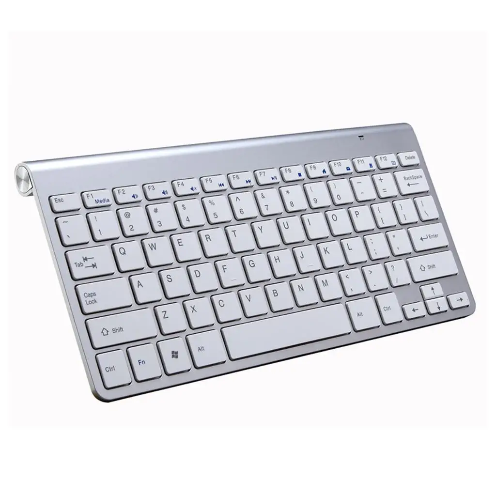 

Wireless Keyboard Ergonomic Power Saving Automatic Sleep Mode USB Receiver for Desktop and Notebook Typing
