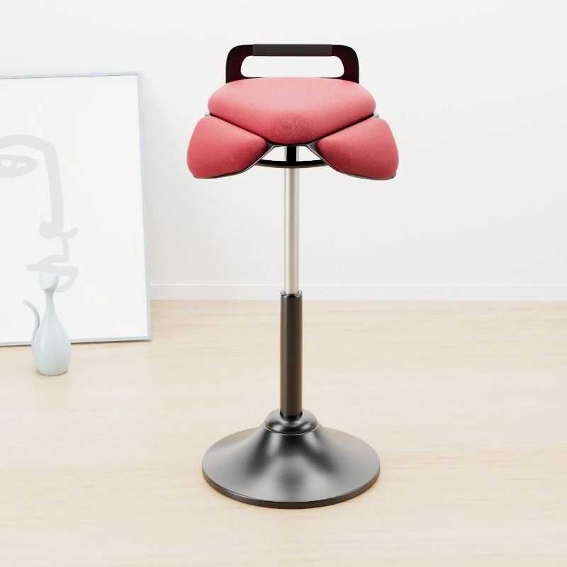 Comfortable long mount saddle high bar  adult home stool office  computer  lift study