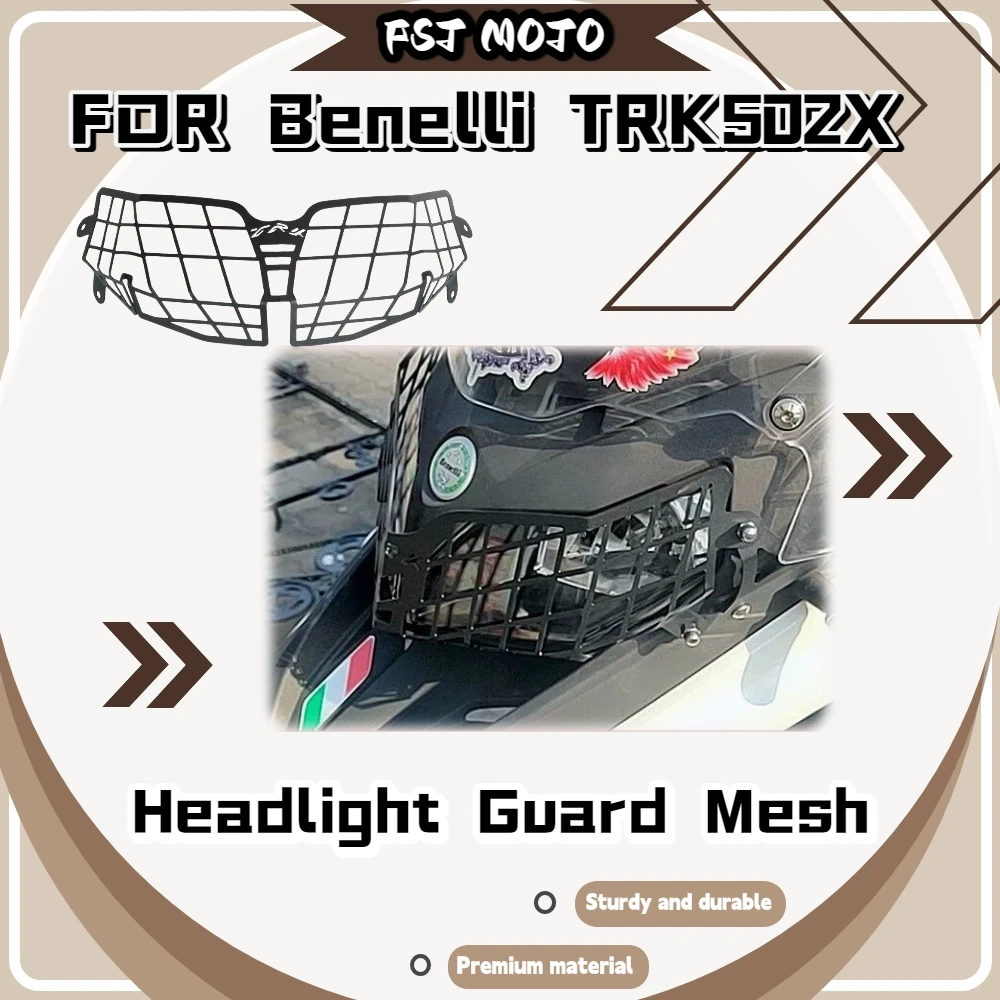 

For Benelli TRK502X Anti-Rust Alloy Headlamp Frame Wear Resistant For Cross-Country Long Distance Riding Mod Parts