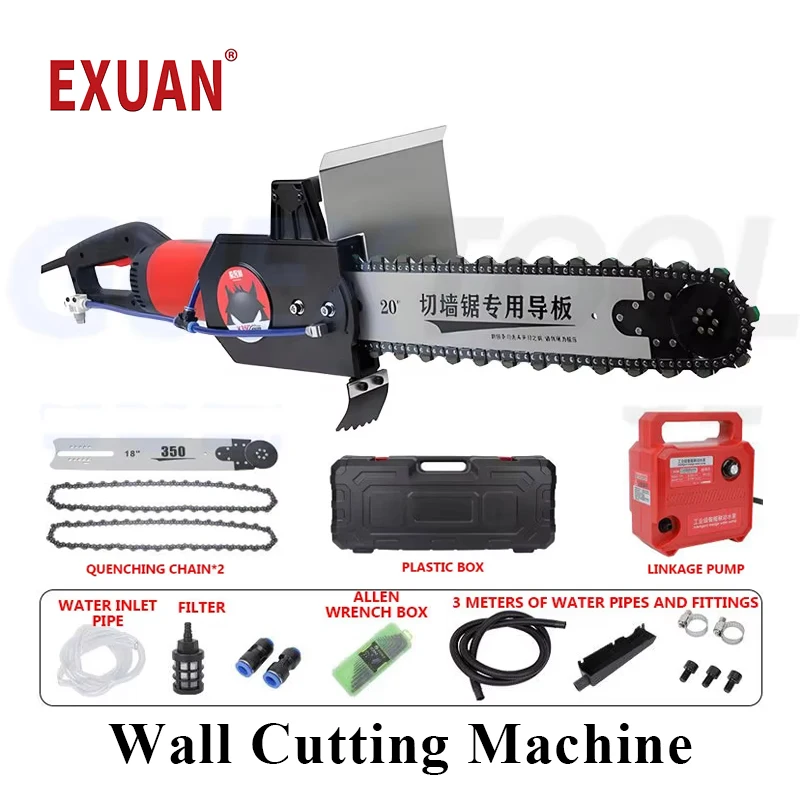 

Ручная бензопила 8800 Вт бесщеточный станок для резки стен многофункциональный долбежный станок для резки беспыльная цепная пила долбежный стен Для железобетонных ограждений прорезывания стен изменения окон и дверей
