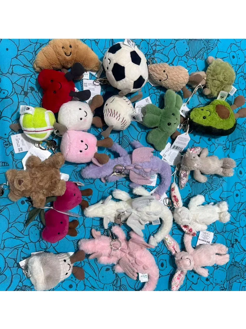 Lindo accesorio de peluche de la marca 2026Jc, ideal como regalo de cumpleaños para niñas pequeñas, como amuleto para bolso o como regalo del Día del Niño.
