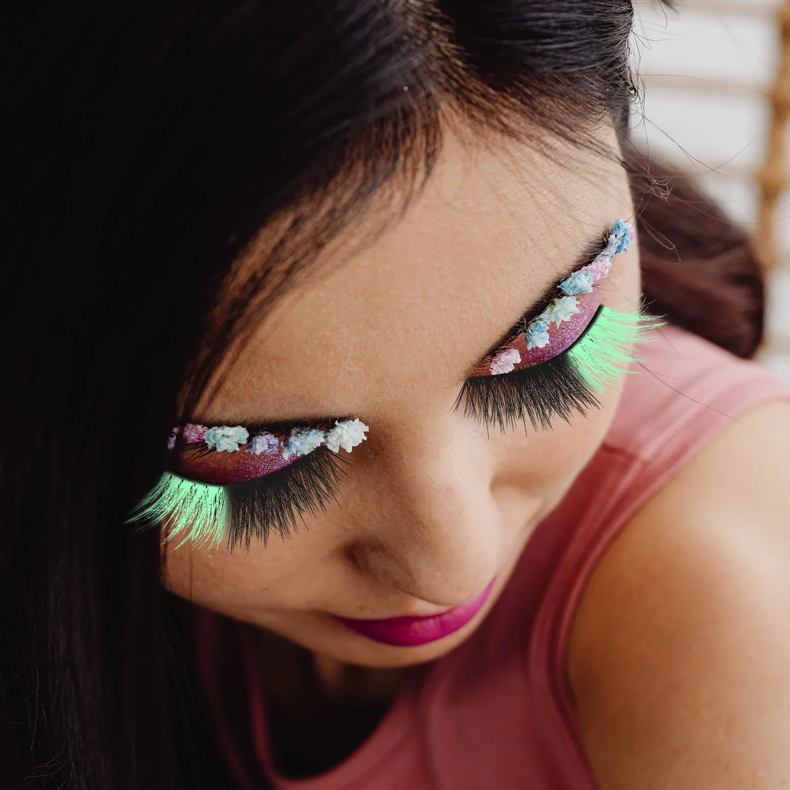 

5Pairs Artificial Eyelashes Natural Looking Volume Boost Eye Lashes for Women Reusable False Lashes Extensions