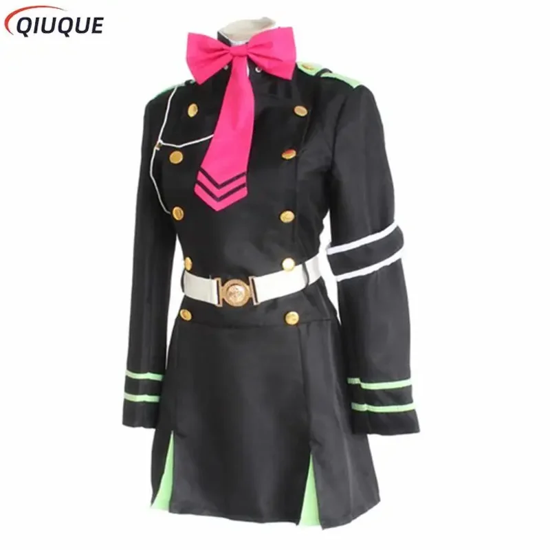 أزياء أنيمي من نهاية Shinoa Hiiragi التأثيرية دبابيس الشعر قفازات للنساء Owari no Seraph أزياء الهالوين kk