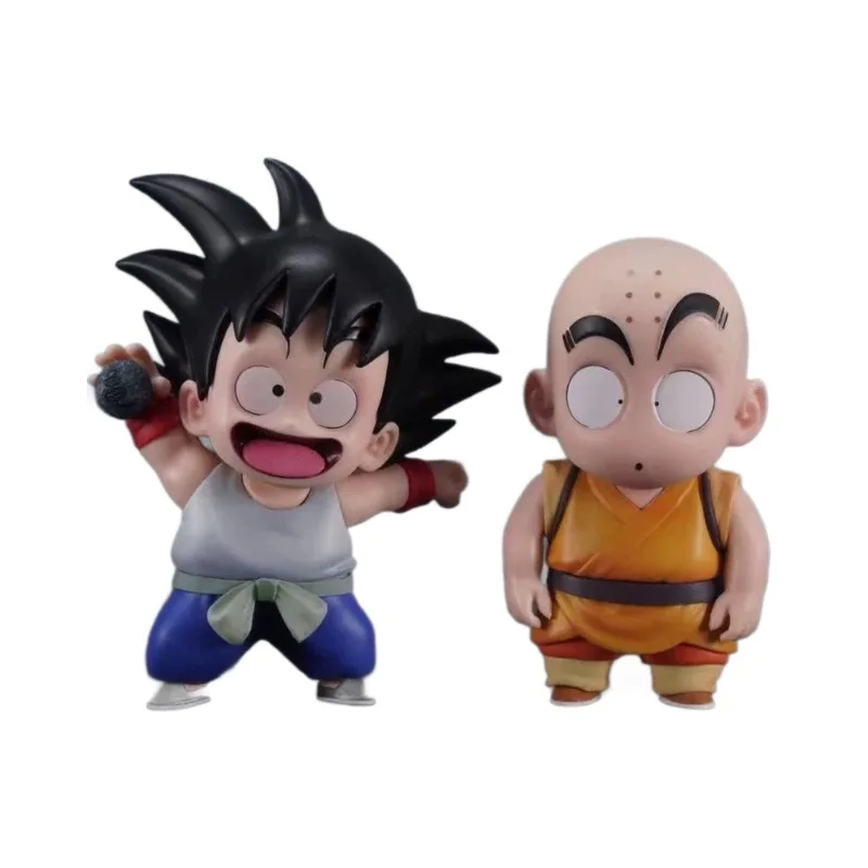 Dragon Ball Q-Version: Adorable Krillin & Whimsical Goku Action Figures