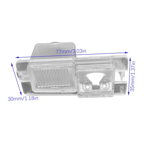 Imagen 2 del producto Soporte de montaje de soporte de cámara de Vista trasera de coche ABS para SsangYong Korando Rexton Kyron Actyon Sports 2006-2019 Rodius/Stavic 2004-2019