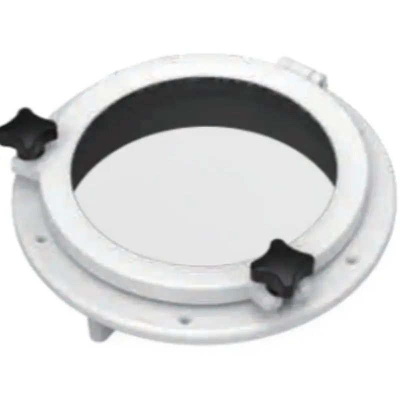 Round Porthole Window 21/26cm Marine Boat Yacht RV Porthole Hatch Opening Portlight Tempered Glass for Boat RV Yacht Camper